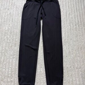 Lululemon Black Women's Jogger Pants Activewear Drawstring Pockets 27" Size 4